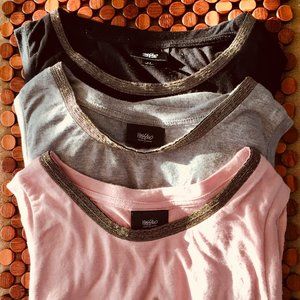 Mossimo Embellished Neck Tank Bundle - Small